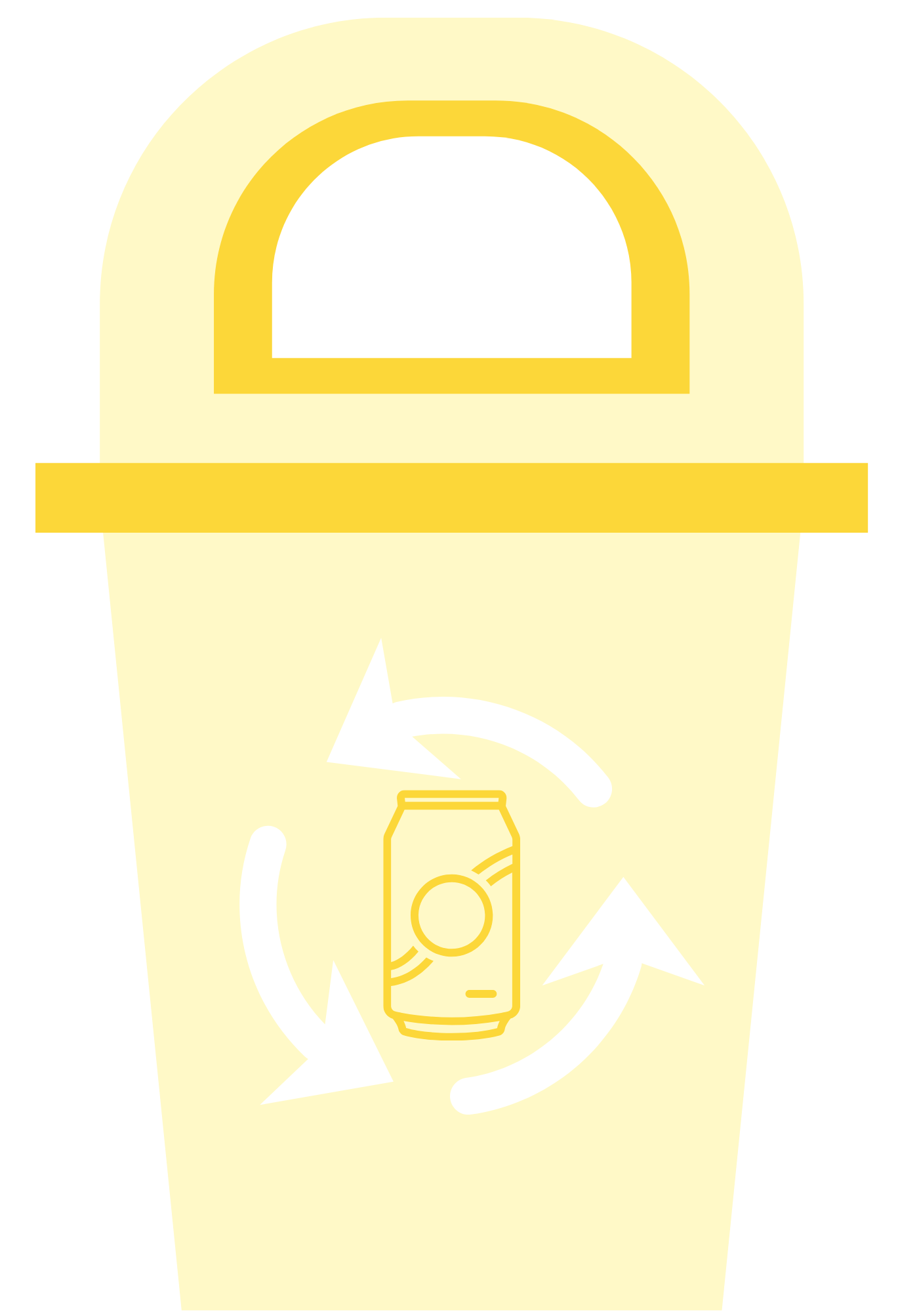 Metal recycling bin photo